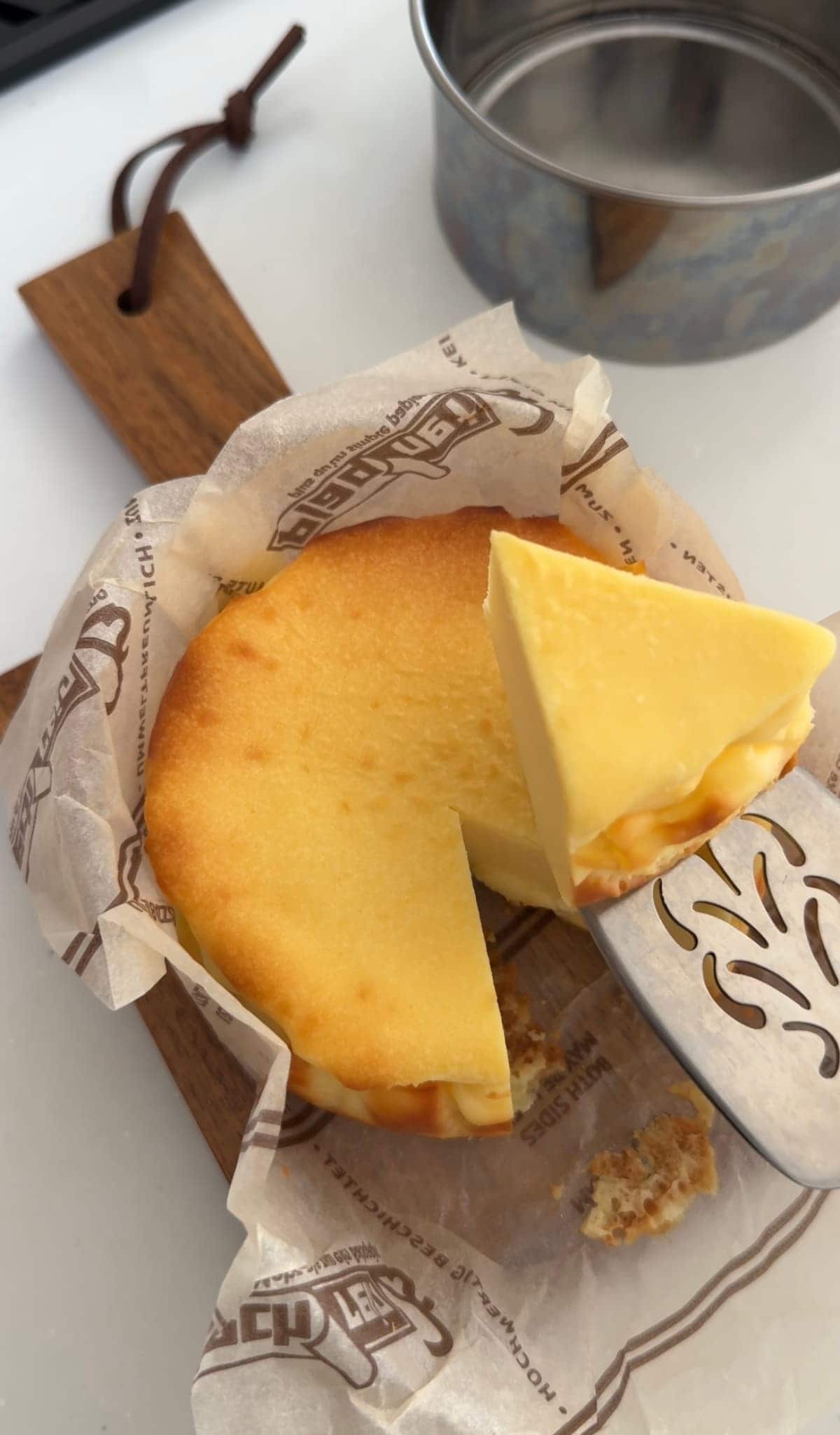 米粉で作るベイクドチーズケーキ